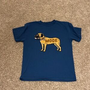 Kids Blue Graphic Tee with Dog Design